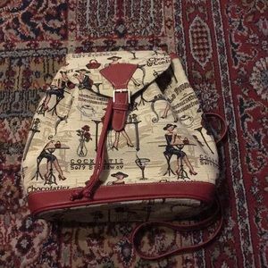 Signare Tapestry Cocktail Design Backpack Handbag